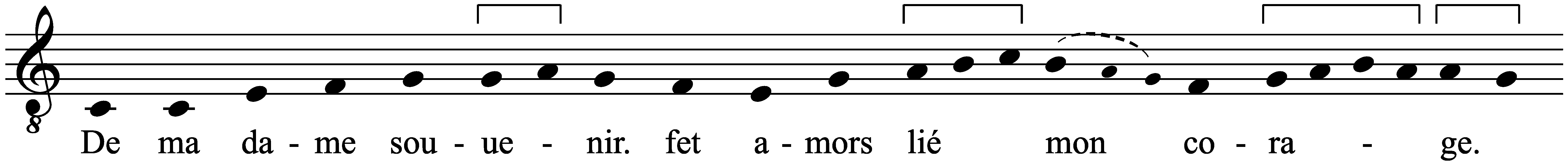 Work musical notation